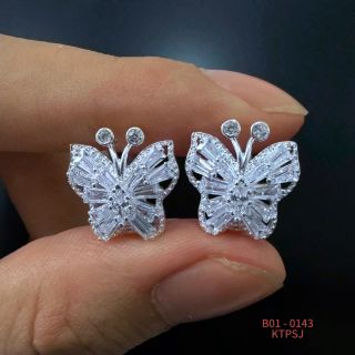 BÔNG TAI BẠC 925 KIỂU CÁNH BƯỚM CHO NỮ