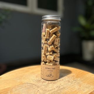 Gừng Thẻ Vị Chanh Muối Lạ Miệng Nguyên Chất Làm Thủ Công Từ Gừng Sẻ Không Chất Bảo Quản