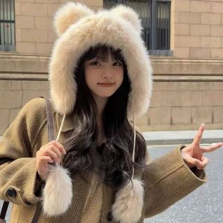 Mũ lông cừu chống lạnh mẫu mới tuyệt ấm