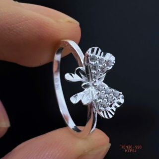 NHẪN BẠC NỮ CÁNH BƯỚM