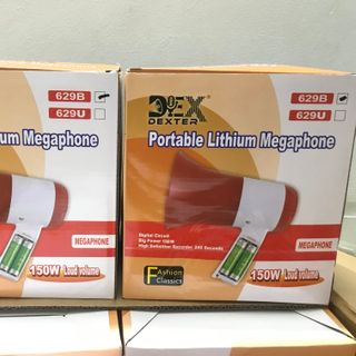 Loa phóng thanh 2pin có Bluetooth 629B giá sỉ