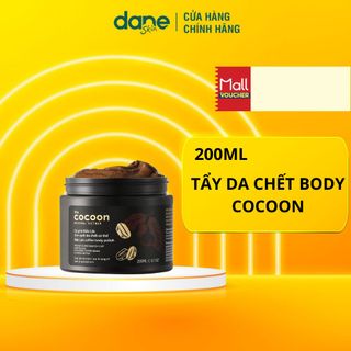 Tẩy da chết body cà phê Cocoon 200ml - Giúp làn da mềm mại và rạng rỡ