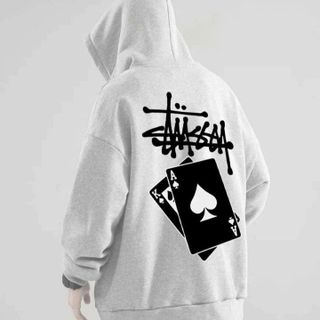 ÁO THUN HOODIE NAM NỮ UNISEX STUSSY LÁ BÀI - AUSA HOUSE