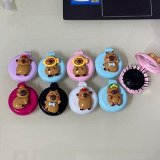 Lược kèm gương charm thú