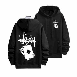 ÁO THUN HOODIE NAM NỮ UNISEX STUSSY LÁ BÀI - AUSA HOUSE