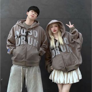 Áo khoác hoodie zip thêu nq3oforum và ngôi sao form rộng freesize dưới 70kg