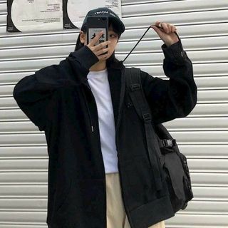 ÁO KHOÁC HOODIE ZIPPER NỈ NAM NỮ UNISEX TRƠN - AUSA HOUSE