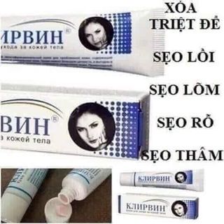Kem Mờ Sẹo Klirvin Nga - Xoá Mờ Thâm, Sẹo Lồi, Sẹo Lõm Rạn Da - 25g