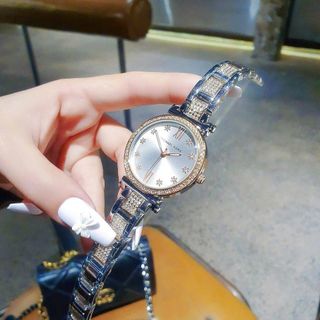 ĐỒNG HỒ NỮ THỜI TRANG M KORS MẶT TRÒN SỐ HOA