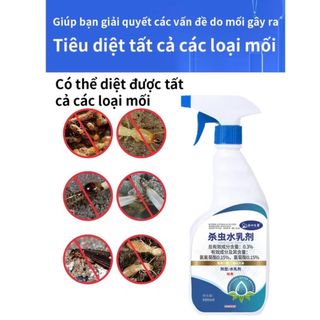 Thuốc xịt mối, thuốc diệt mối tận gốc, Tiêu diệt nhanh hiệu quả lâu dài Chai 500ml