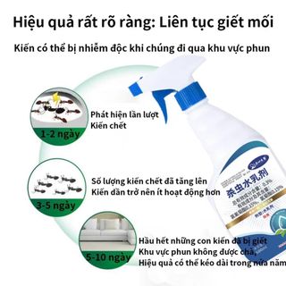 Thuốc xịt mối, thuốc diệt mối tận gốc, Tiêu diệt nhanh hiệu quả lâu dài Chai 500ml