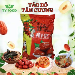 Táo đỏ tân cương túi 500g (thùng 18 túi) TY FOOD - Hàng mới