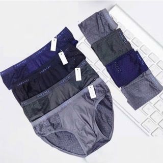 Combo 6 quần lót nam thun lạnh lưới nhật thoáng mát thông hơi