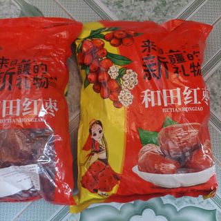 Táo đỏ tân cương túi 500g (thùng 18 túi) TY FOOD - Hàng mới