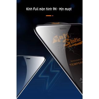 Kính cường lực Full màn Oppo Reno 11F 2F 3 4 SE 5 6 7 8 Reno4 5 Ace 6Z 7Z 8Z Pro 5G chống tĩnh điện