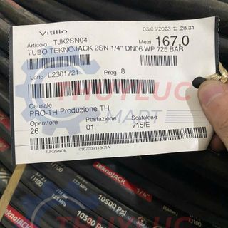 Tuy ô thủy lực cao áp 750 bar