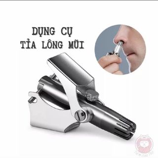 ￼Dụng cụ cắt tỉa lông mũi HÀNG XỊN KÈM HỘP SẮT, Máy cắt lông lông mũi cắt nhanh lưỡi bén không đau thông minh giá sỉ