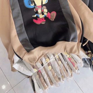Áo Hoodie in chú chó cao bồi dễ thương