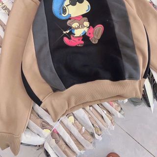 Áo Hoodie in chú chó cao bồi dễ thương
