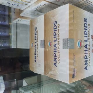 Sữa non Anpha Lipids Colostrum Grow IQ hộp 30 gói 14gr hàng chính hãng