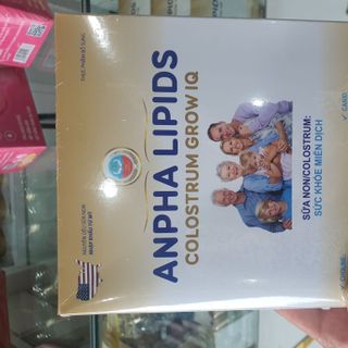 Sữa non Anpha Lipids Colostrum Grow IQ hộp 30 gói 14gr hàng chính hãng