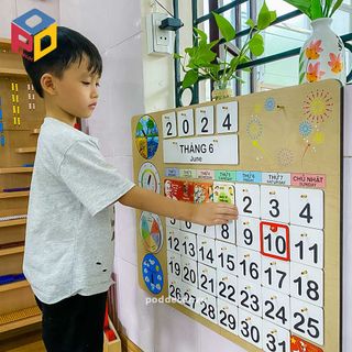 Bảng Lịch Montessori Cho Trẻ Mầm Non & Tiểu Học