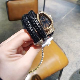 ĐỒNG HỒ NỮ TRUNG CẤP B V L RẮN DÂY LƯỚI NHỰA