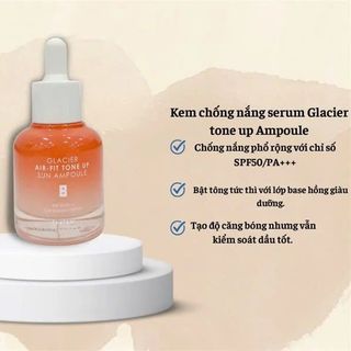 Tinh Chất Dưỡng Trắng Feelxo Glacier Air-Fit Tone Up Up Sun Ampoule SPF50+ PA+++