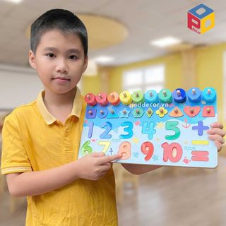 Đồ chơi giáo dục Bảng tính toán MT03 cho trẻ mầm non giá sỉ