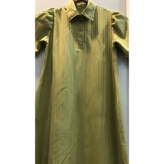 Váy Đầm Suông Cổ Sơ Mi, Polo Chất Đũi Gân Xoè Nhẹ Nhàng Thanh Lịch Lazaxy