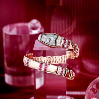 BLVGRIIa 𝐒𝐞𝐫𝐩𝐞𝐧𝐭𝐢 𝟏𝟖𝐊 𝐑𝐨𝐬𝐞 𝐆𝐨𝐥𝐝 𝐃𝐢𝐚𝐦𝐨𝐧𝐝 𝐚𝐧𝐝 𝐑𝐮𝐛𝐲 𝐐𝐮𝐚𝐫𝐭𝐳 𝐋𝐚𝐝𝐢𝐞𝐬 𝐖𝐚𝐭𝐜𝐡