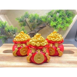 Hũ đựng muối, gạo tài lộc, hũ đựng tiền thần tài bày ban gia tiên, ban thần tài.có kèm video ảnh thật shop chụp