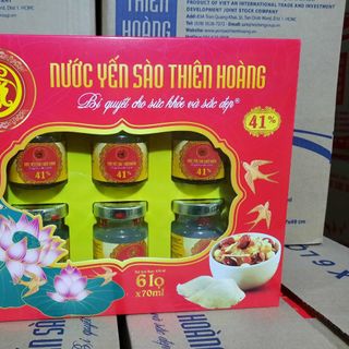 Yến sào Thiên Hoàng 41% (6 lọ/hộp)