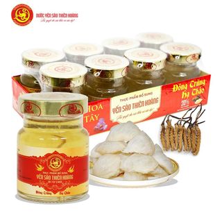 LỐC YẾN SÀO THIÊN HOÀNG 20% ĐÔNG TRÙNG HẠ THẢO (8 lọ/lốc)