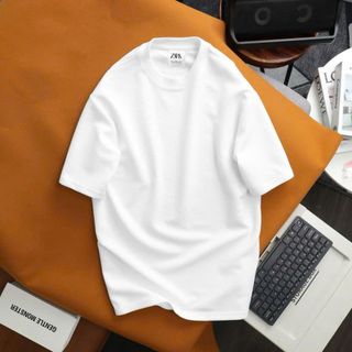 Áo thun nam trơn cổ tròn basic
