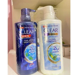 Dầu Gội ClearMen - Bạc Hà -Anh Đào THÁI LAN