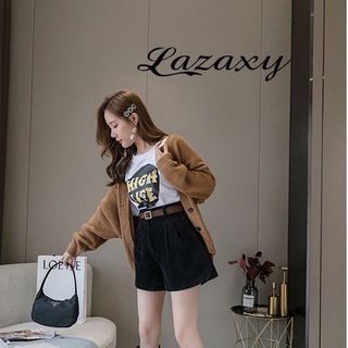 Quần Short Nữ Nhung Tăm Lazaxy  Ấm Đẹp phù hợp đi chơi, dáng chuẩn đẹp, quần đùi Nữ nhung tăm
