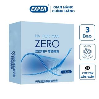Bao cao su zero hộp 3 cái