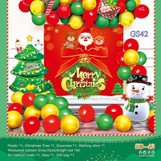 Bộ Bóng Trang Trí Giáng Sinh – GS42..