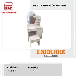 Bàn trang điểm gỗ MDF