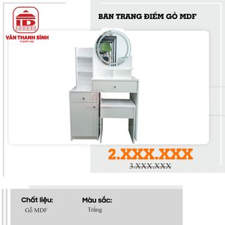 Bàn trang điểm gỗ MDF