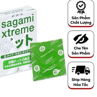 Bao cao su sagami hộp 3 cái