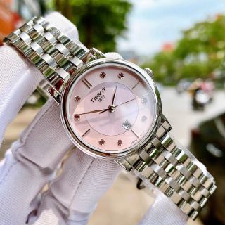 ĐỒNG HỒ NỮ TRUNG CẤP TISOT MẶT HỒNG XINH