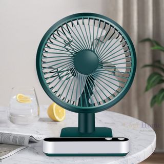 Sỉ Quạt Để Bàn Tích Điện To Xoay Được Pin Trâu 5000mAh 10000mAh Có Màn Hình LED Để Bàn Văn Phòng F702