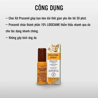 xịt procomil nhập khẩu Đức