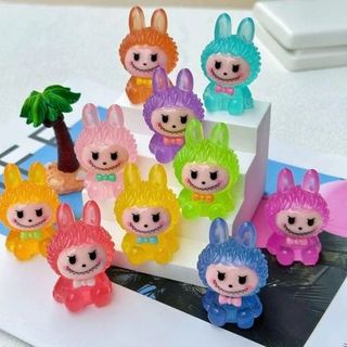 SET 10 TÚI MÙ CHARM LABUBU PHÁT SÁNG