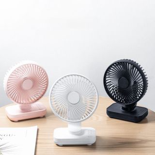 Sỉ Quạt Tích Điện Mini 4000mAh Quạt Để Bàn 4 Tốc Độ Gió Pin Sạc Chạy Êm D606