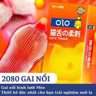 Bao cao su olo gai luỡi mèo , gai mềm lớn