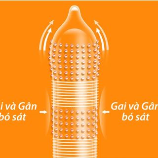 Bao cao su olo gai luỡi mèo , gai mềm lớn