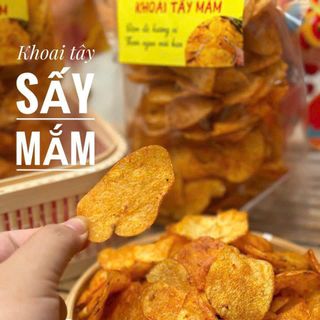 KHOAI TÂY SẤY MẮM "THẦN THÁNH", ĂN LÀ MÊ 250G - WINNIE HOUSE